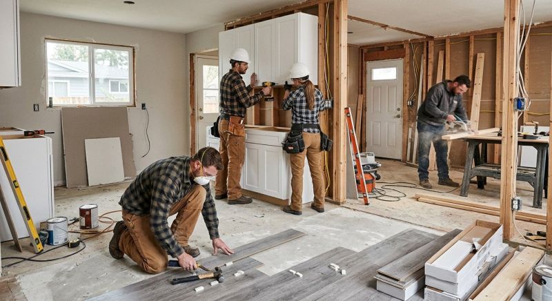 Living Room Renovation in Alpharetta, GA